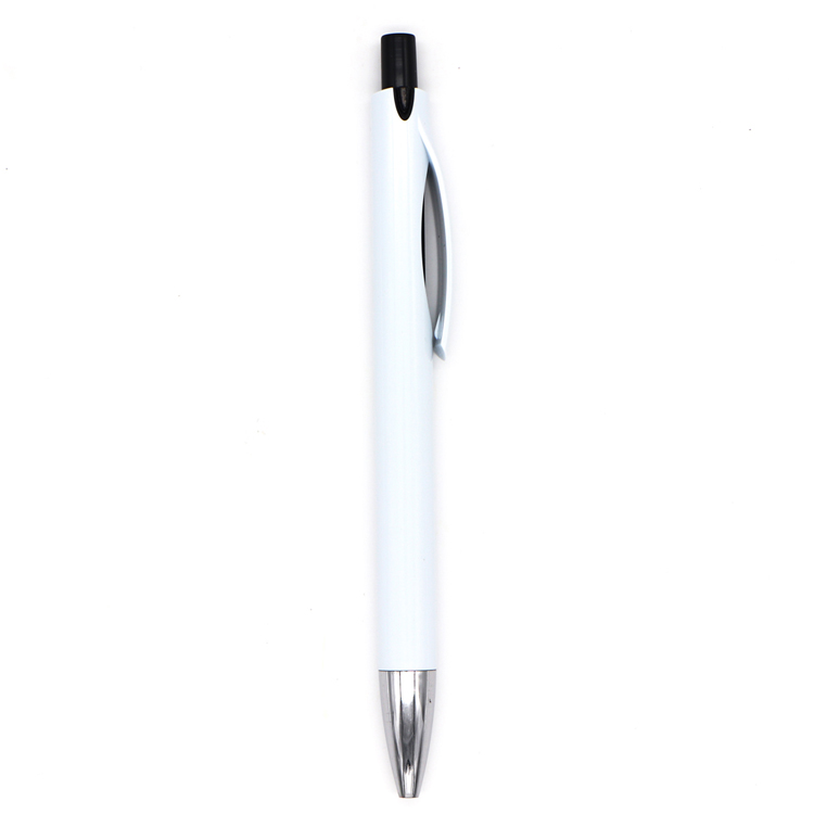 Cheap push plastic ballpoint pen wholesale